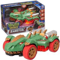 Carrinho Dinossauro Com Som E Luz Monster Minis Teamsterz