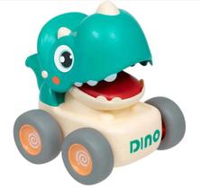 Carrinho dinossauro dino com friccao e apito buba bebe