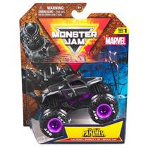 Carrinho do Pantera Negra Escala 1:64 Marvel - Monster Jam - Sunny Brinquedos