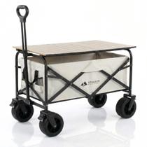 Carrinho Dobrável Camping e Praia Offroad Reforçado Tamanho G Rodas Extra Largas - Carrinho Dobrável Camping e Praia Offroad Reforçado Tamanho G Rodas Extra Largas -