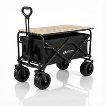 Carrinho Dobrável Camping e Praia Offroad Reforçado Tamanho G Rodas Extra Largas - Carrinho Dobrável Camping e Praia Offroad Reforçado Tamanho G Rodas Extra Largas -