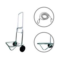 Carrinho Dobrável de Mão Bagagem Maleiro Carga 100kg