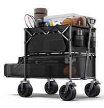 Carrinho dobrável Everyfun 218 kg Double Decker 480 L com bolsa