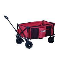 Carrinho Dobrável Multiuso 80Kg Vermelho