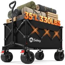Carrinho dobrável Sekey Heavy Duty 150L com rodas para praia Carrinho dobrável Sekey Heavy Duty 150L com rodas para praia