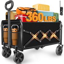 Carrinho dobrável Utility Wagon ARTIST'S DREAM 163 kg de carga Carrinho dobrável Utility Wagon ARTIST'S DREAM 163 kg de carga