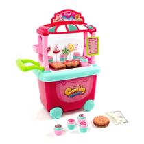 Carrinho doceria candy infantil - mc18119 - MEGA COMPRAS