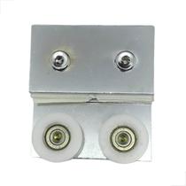 Carrinho Duplo 1122AC Porta Janelas De Vidro Correr Cromado Carrinho Duplo 1122AC Porta Janelas De Vidro Correr Cromado