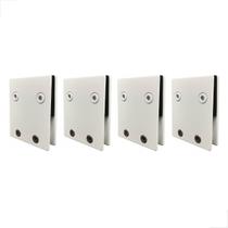Carrinho Duplo P Trilho Invertido Concava 1126Dcp Branco 4un Carrinho Duplo P Trilho Invertido Concava 1126Dcp Branco 4un