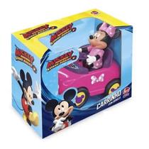 Carrinho E Boneco Vinil Minnie Aventura Sobre Rodas Lider