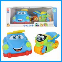 Carrinho e Motinha Mini Racers Kit Infantil Brinquedo Interativo com Som Carrinho e Motinha Mini Racers Kit Infantil Brinquedo Interativo com Som