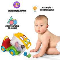 Carrinho Educativo para Bebe - Dino Sabidinho Plus - Brinquedo Pedagógico e Educativo - Estimula Criatividade - Cardoso Toys