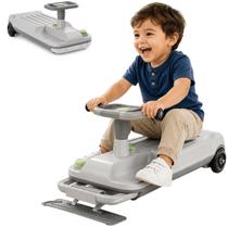 Carrinho Eletrico Bang Toys Cleaning Floor Mop Baby Branco 6V