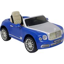 Carrinho Elétrico Bentley Mulsanne 12V Azul Bel