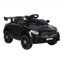 Carrinho Elétrico Infantil 12v Esportivo Preto Usb Auxiliar