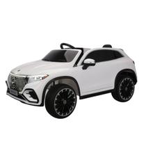 Carrinho Elétrico Infantil 12V Mercedes EQS SUV Branco