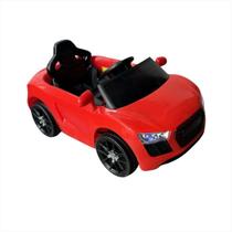 Carrinho Elétrico Infantil 12V Vermelho Bluetooth Esportivo