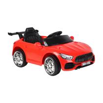 Carrinho Elétrico Infantil 12V Vermelho Controle 2em1 Buzina