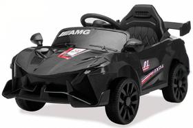 Carrinho Elétrico Infantil 6V Controle Remoto Luz LED Preto Carrinho Elétrico Infantil 6V Controle Remoto Luz LED Preto