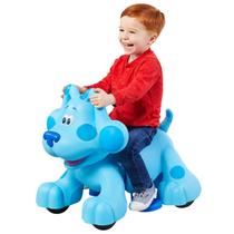 carrinho elétrico Infantil Brinquedo Interativo Rideamal Blues Clues Cachorro motorizado azul sons carrinho elétrico Infantil Brinquedo Interativo Rideamal Blues Clues Cachorro motorizado azul sons
