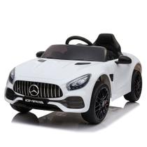 Carrinho Elétrico Infantil com Controle Remoto - Mercedes-AMG GT - 12V - Branco - Yes Toys