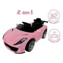 Carrinho Elétrico Infantil Controle Remoto Bateria Bivolt com Som e Luz