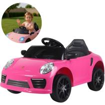 Carrinho Elétrico Infantil Design Esportivo Luzes Farol Som Controle Remoto para Pais 12V Recarregável Carrinho Elétrico Infantil Design Esportivo Luzes Farol Som Controle Remoto para Pais 12V Recarregável