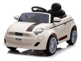 Carrinho elétrico infantil fiat 500 c/ remoto 12v