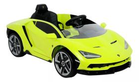 Carrinho elétrico infantil lamborghini centenário l.p 12v verde