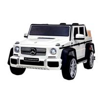Carrinho Elétrico Infantil Mercedes Maybach G650 Branco 12VCarrinho Elétrico Infantil Mercedes-Benz Maybach G650 Branco 12V com Controle Remoto Som Luz USB Unitoys Controle Remoto Som Luz USB Unitoys
