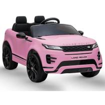 Carrinho Elétrico Infantil Mini Range Rover Evoque 12V Carro Rosa / Bang Toys Carrinho Elétrico Infantil Mini Range Rover Evoque 12V Carro Rosa / Bang Toys