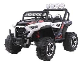 Carrinho Elétrico Infantil Quadriciclo Utv 4x4 2 Lugares 12v Cor Branco