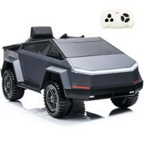 Carrinho Elétrico Infantil Unitoys Supertruck Prata 12V