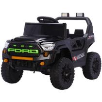 Carrinho Elétrico Jipe Trail Boss 12V BANGTOYS Preto