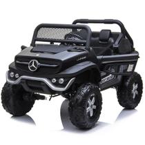 Carrinho Elétrico Mercedes Quadriciclo Utv 2 Lugares 12v Usb Preto Carrinho Elétrico Mercedes Quadriciclo Utv 2 Lugares 12v Usb Preto