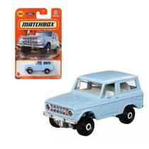 Carrinho Em Miniatura Ford Bronco 1970 Matchbox Escala 1:64