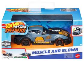 Carrinho em Miniatura Hot Wheels Pull-Back Speeders - Metal 1/43 - Mattel