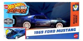 Carrinho em Miniatura Hot Wheels Pull-Back Speeders - Metal 1/43 - Mattel Carrinho em Miniatura Hot Wheels Pull-Back Speeders - Metal 1/43 - Mattel