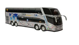 Carrinho Em Miniatura Ônibus Ass Turismo 2 Andares