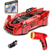 Carrinho Escala Parede Carro Controle Remoto Sensor Laser Escalador Teto Antigravidade