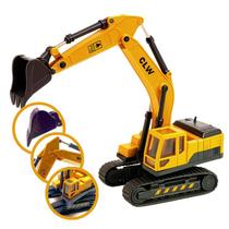 Carrinho Escavadeira Brinquedo Crianças 360 Articulada Top Carrinho Escavadeira Brinquedo Crianças 360 Articulada Top