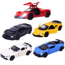 Carrinho Esportivo Miniatura 1:32 Com Luz E Som - Castela