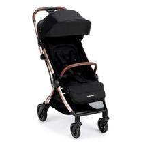 Carrinho Eva³ Maxi-Cosi 3 Posições (0 a 22kg) + Mosqueteiro + Quebra-Sol - Essential Black Champagne