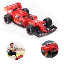 Carrinho F1 Controle Remoto Recarregável Com Fumaça LED e Simulação