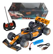 Carrinho F1 Ferrari Controle Remoto Recarregável com Efeito Fumaça Realista e LED Traseiro Carrinho F1 Ferrari Controle Remoto Recarregável com Efeito Fumaça Realista e LED Traseiro