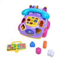 Carrinho Falafone Brinquedo Educativo para Bebê - Tateti - 18 meses