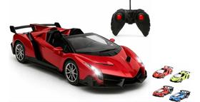 Carrinho Ferrari Controle Remoto Esportivo Farol Led Carrinho Ferrari Controle Remoto Esportivo Farol Led