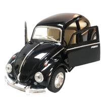 Carrinho Ferro Fusca Miniatura Preto