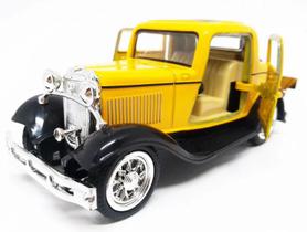 Carrinho Ford 3 Vermelho Amarelo 1932 Carro Antigo Colecionador Presente Top - Kinsmart