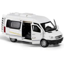 Carrinho fricção e bateria sprinter, liga motor, abre as portas e acendem as luzes Carrinho fricção e bateria sprinter, liga motor, abre as portas e acendem as luzes